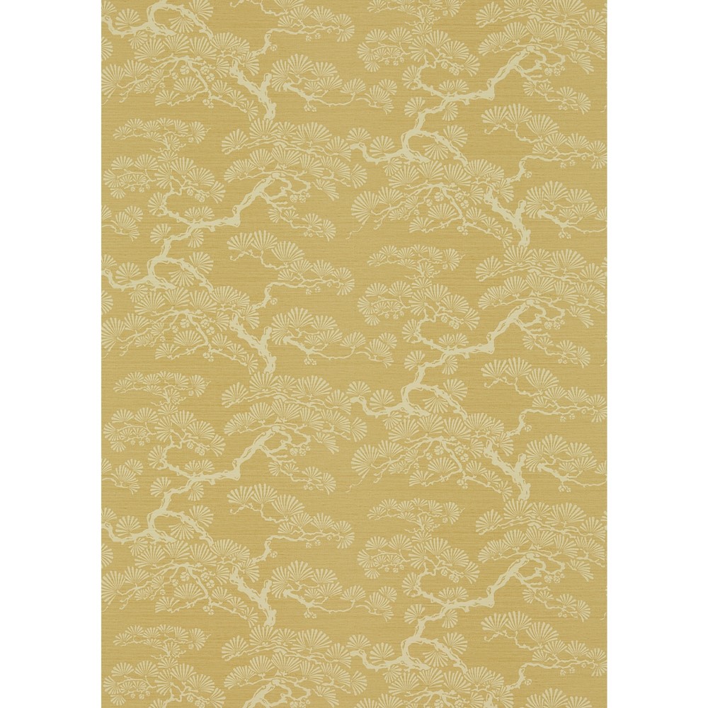 Keros Botanical Wallpaper 213041 by Sanderson in Gold